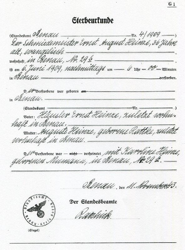 35_Sterbeurkunde von Ernst August Heinze_06_Juni 1909